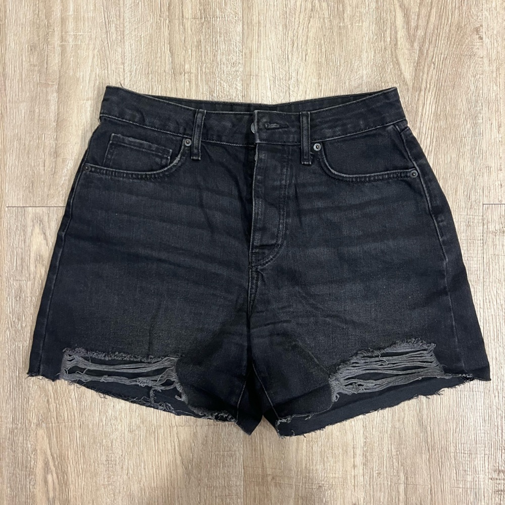 Forever 21 Black Denim Shorts